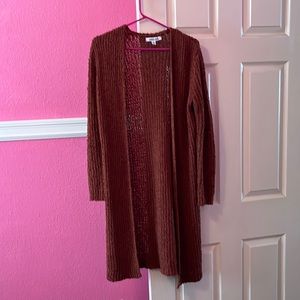 Brown long sweater